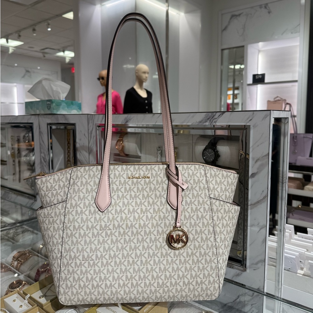 MICHAEL KORS Marilyn Medium Signature Logo Tote Bag